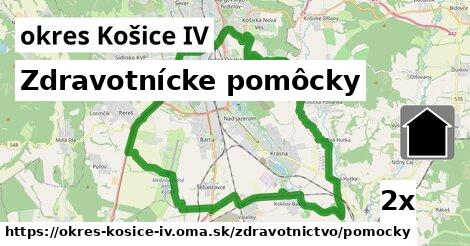 Zdravotnícke pomôcky, okres Košice IV