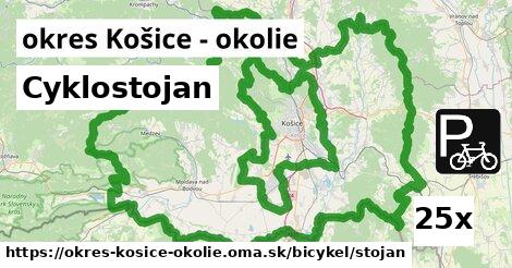 Cyklostojan, okres Košice - okolie