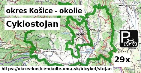 Cyklostojan, okres Košice - okolie