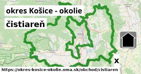 čistiareň, okres Košice - okolie