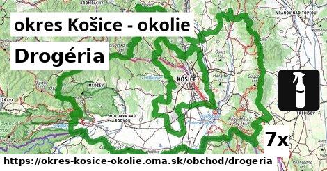 Drogéria, okres Košice - okolie