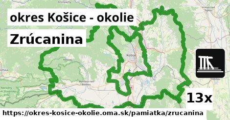 Zrúcanina, okres Košice - okolie