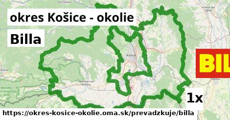 Billa, okres Košice - okolie