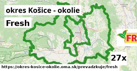 Fresh, okres Košice - okolie