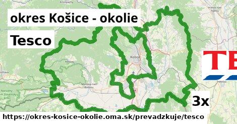 Tesco, okres Košice - okolie