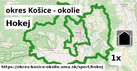 Hokej, okres Košice - okolie