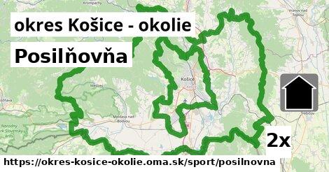 Posilňovňa, okres Košice - okolie