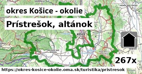 Prístrešok, altánok, okres Košice - okolie