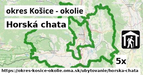 Horská chata, okres Košice - okolie