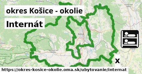 Internát, okres Košice - okolie
