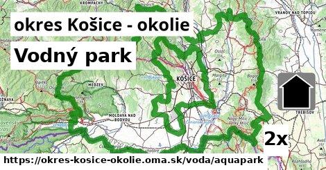 Vodný park, okres Košice - okolie