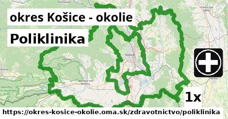 Poliklinika, okres Košice - okolie
