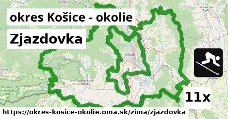 Zjazdovka, okres Košice - okolie