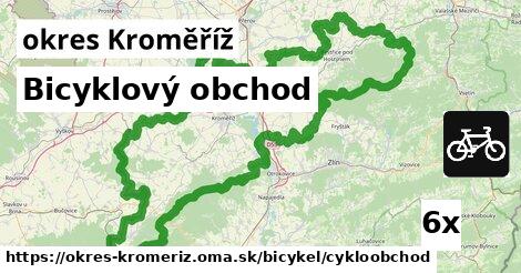 Bicyklový obchod, okres Kroměříž