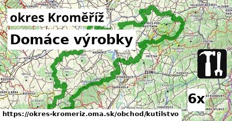 Domáce výrobky, okres Kroměříž