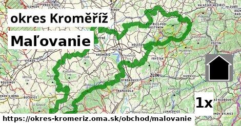 Maľovanie, okres Kroměříž