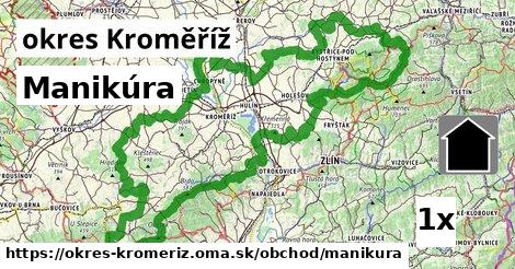Manikúra, okres Kroměříž