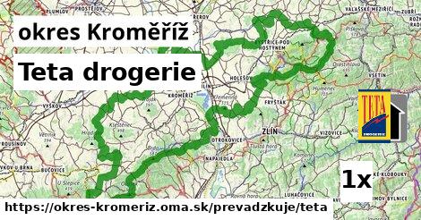Teta drogerie, okres Kroměříž
