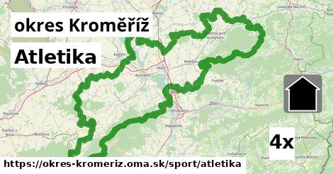 Atletika, okres Kroměříž