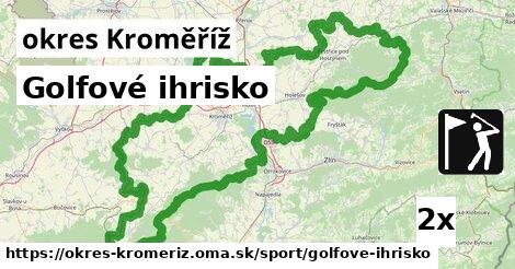 golfové ihrisko v okres Kroměříž