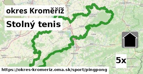 stolný tenis v okres Kroměříž