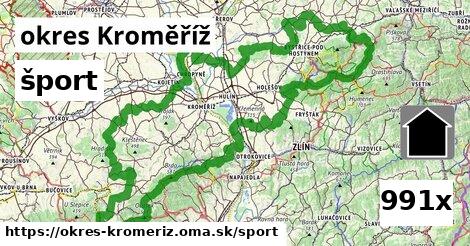 šport v okres Kroměříž