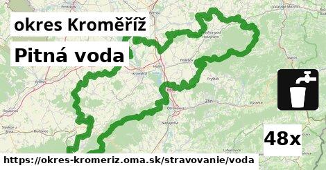 Pitná voda, okres Kroměříž