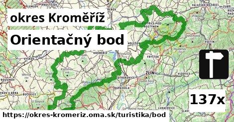 Orientačný bod, okres Kroměříž