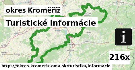 Turistické informácie, okres Kroměříž