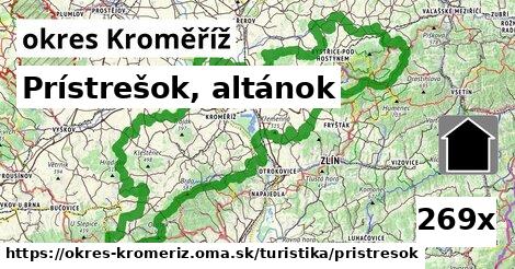 Prístrešok, altánok, okres Kroměříž