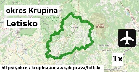 Letisko, okres Krupina