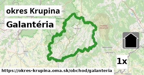 Galantéria, okres Krupina