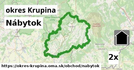 Nábytok, okres Krupina