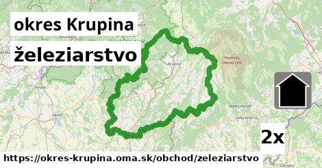 železiarstvo, okres Krupina