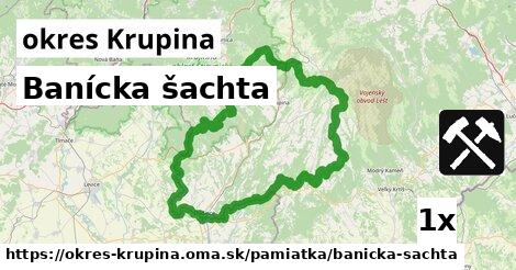 Banícka šachta, okres Krupina