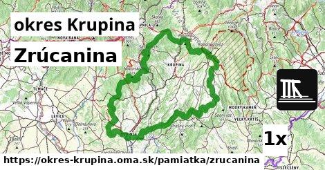 Zrúcanina, okres Krupina