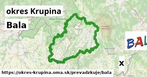 Bala, okres Krupina