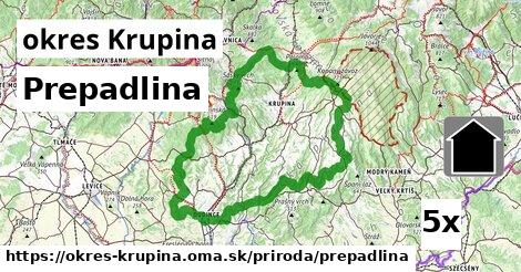 Prepadlina, okres Krupina