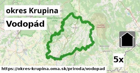 Vodopád, okres Krupina