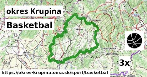 Basketbal, okres Krupina