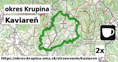 Kaviareň, okres Krupina