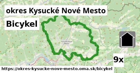 bicykel v okres Kysucké Nové Mesto