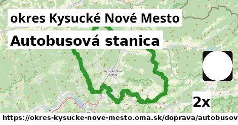 Autobusová stanica, okres Kysucké Nové Mesto