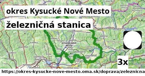 železničná stanica, okres Kysucké Nové Mesto