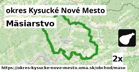 Mäsiarstvo, okres Kysucké Nové Mesto