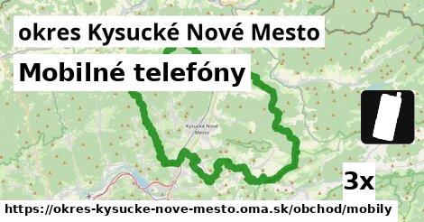 Mobilné telefóny, okres Kysucké Nové Mesto