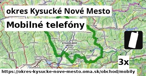 Mobilné telefóny, okres Kysucké Nové Mesto