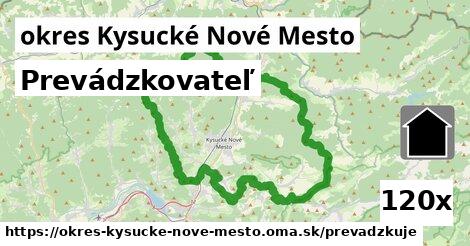 prevádzkovateľ v okres Kysucké Nové Mesto