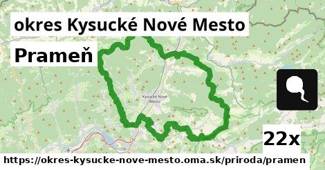 prameň v okres Kysucké Nové Mesto