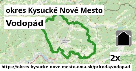 vodopád v okres Kysucké Nové Mesto